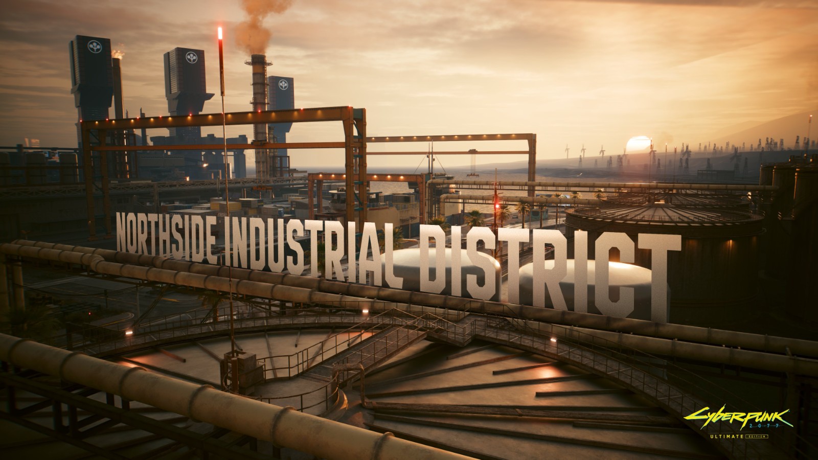 《赛博朋克2077》官方壁纸夜之城美得让你陶醉
