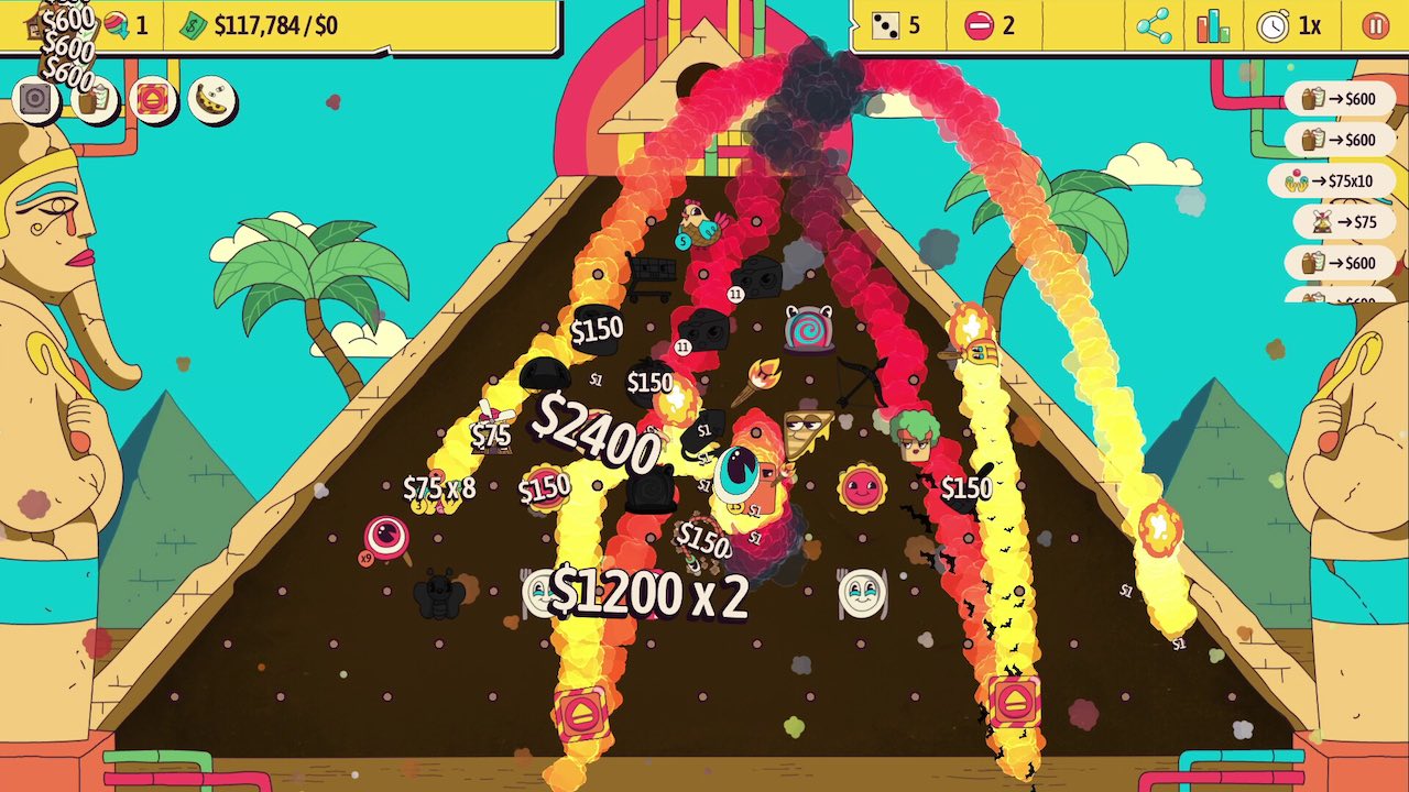 《弹球亿万富翁》肉鸽物理规则娱乐评论销量突破10万条
