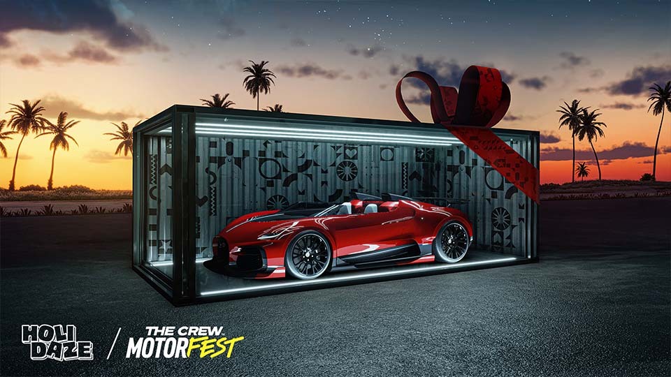 育碧发布《飙酷车神：轰鸣盛典》假期周末活动促销，可获得布加迪威龙特别版
