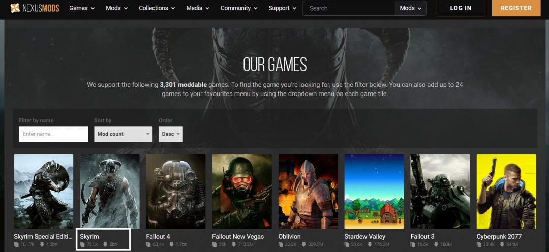 《上古卷轴5：天际》发布13年后，模组下载量突破20亿次
