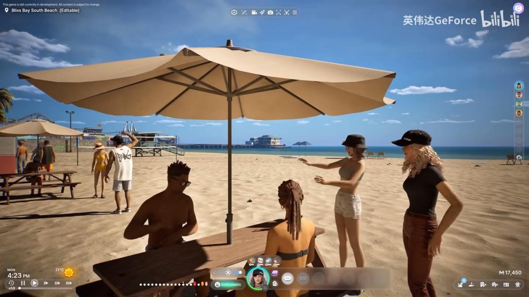 《InZOI》新演示NvidiaACE帮助创建动态模拟城市
