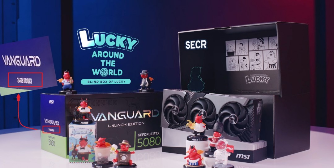 微星宣传视频显示，RTX5080最初计划配备24GB视频内存
