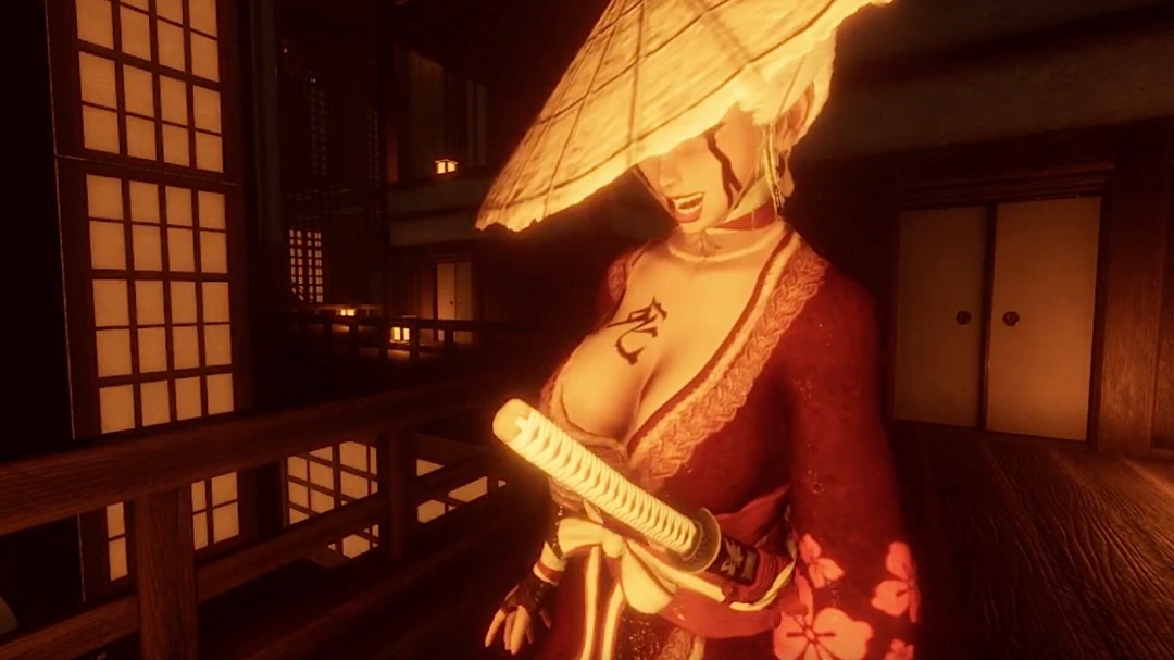 《幽灵无限迷宫》已登陆Steam。美丽的女鬼魂胸前挂着死字
