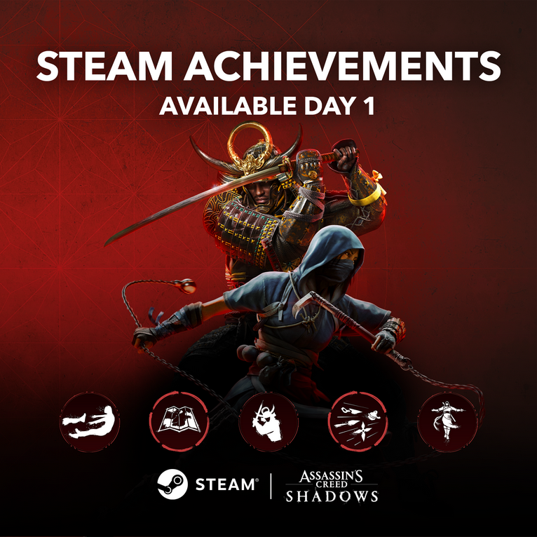 《刺客信条：影》所有成就现已公开，共有55项，其中包括“膝上之箭”
