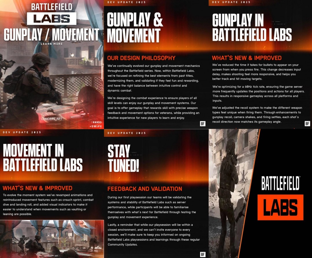 新《战地》将考虑新老玩家的较低延迟以及多次动作的回归
