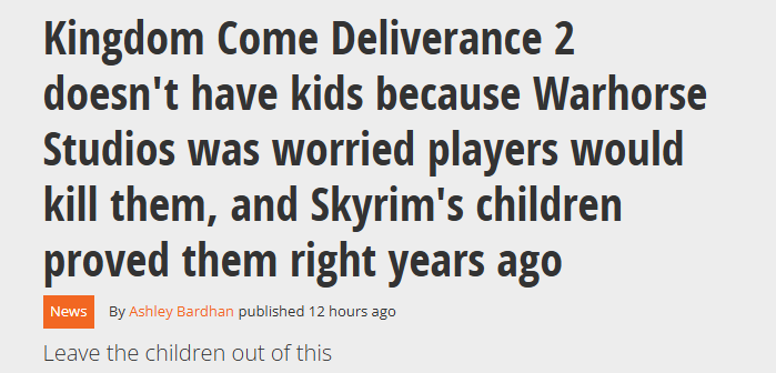 《天国：拯救2》解释为什么放弃孩子的角色并仔细考虑
