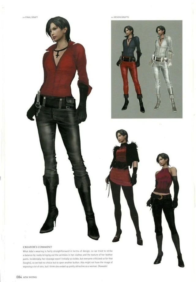 《生化危机6》废弃的服装设计AdaWang服装很棒
