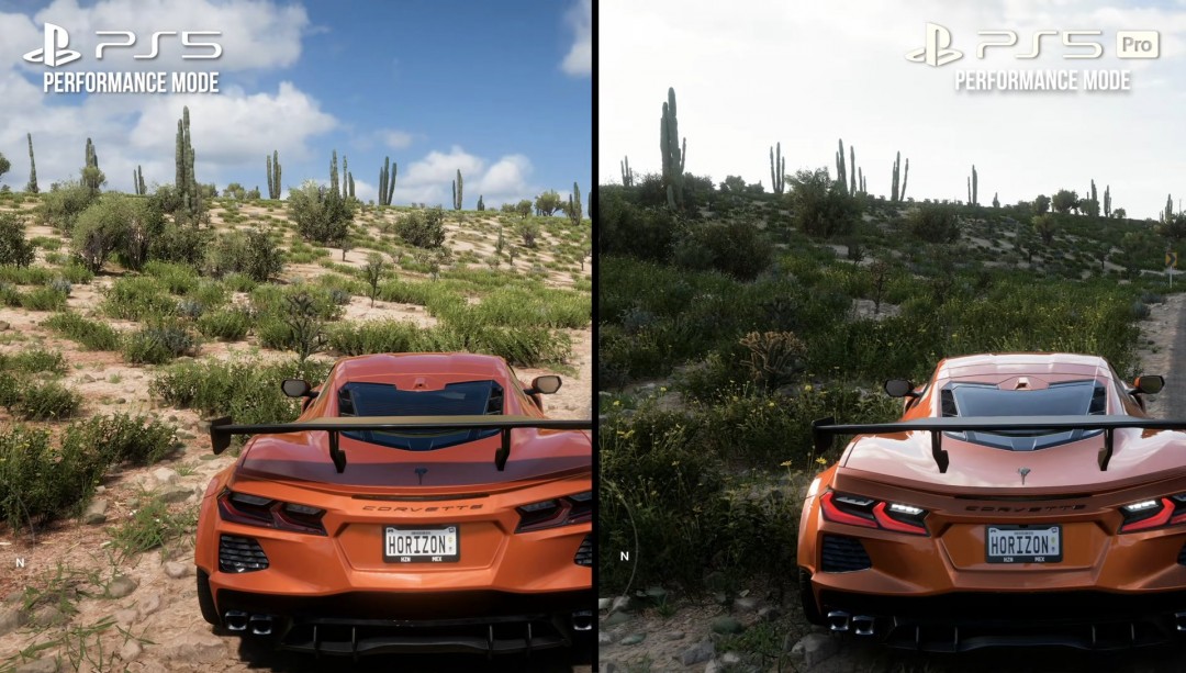 《极限竞速：地平线5》视频PS5Pro远远击败XboxSeriesX
