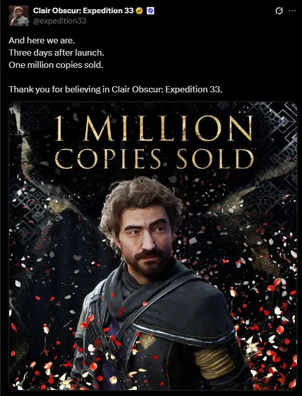 《幻兽帕鲁》开发者点赞《光与影：33号远征队》：加入XGP是最好的选择！
