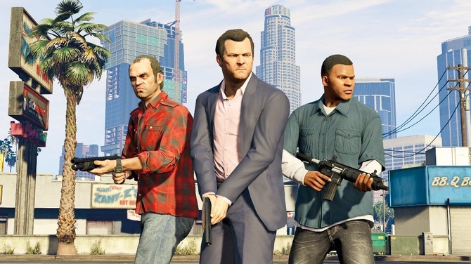 《GTA5》三位主演很少在同一帧大喊R明星可以再次出现《GTA6》
