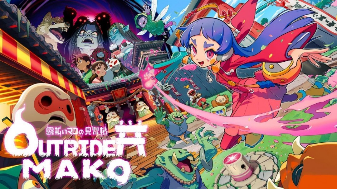 观景角2D动作游戏《先驱者真子(Outrider Mako)》现已在Steam上发售！
