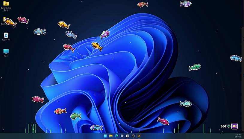 你搁这养鱼呢 / Desktop Fishes 游戏截图 6b282749db7d9c1ef6a0690e21e734fe