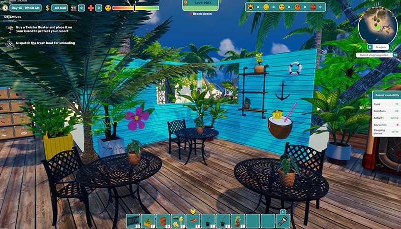 热带度假村经营模拟器 / Tropical Resort Simulator 游戏截图 ff9393f62a99b17765bfcd70e962d7de