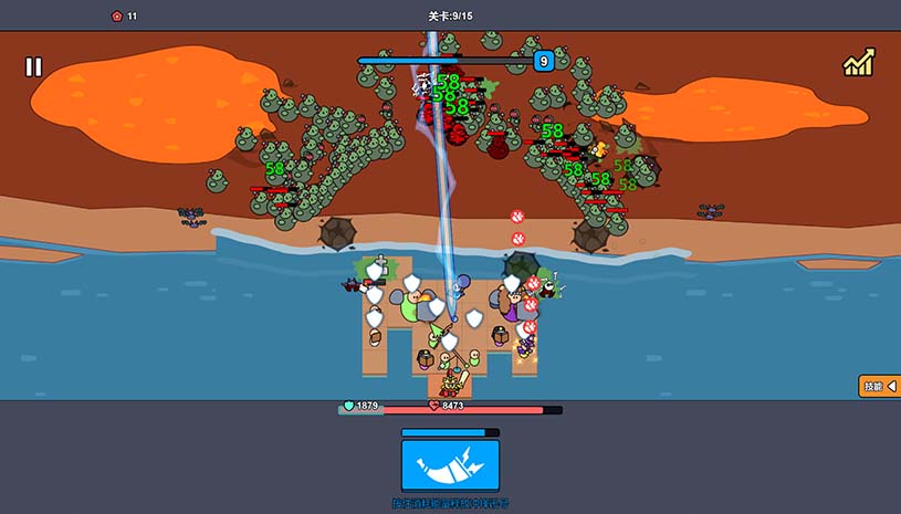 沙滩防线:僵尸来袭 / Beach Defense: Zombie Invasion 游戏截图 dbd482c1953e1f0d862c4b1923d9cd52