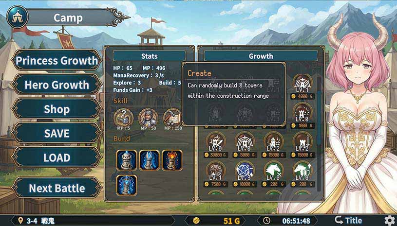 魔族公主打搜撤 / Demon Princess Retreat 游戏截图 d5d4b62544484b3dcc02945aa27b7e05