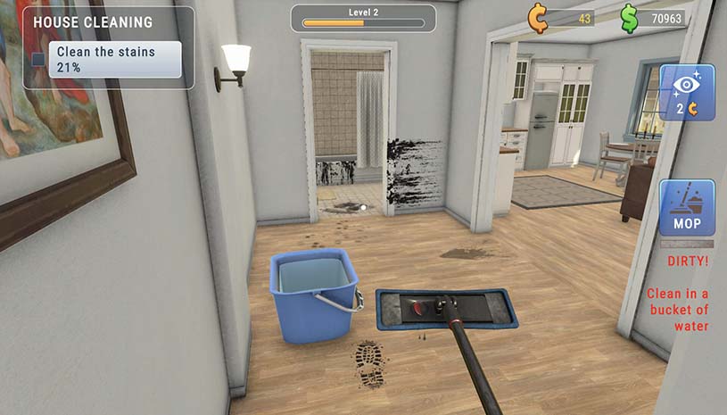 房屋清洁模拟器 / House Cleaner Simulator 游戏截图 da6db5785707082223a11581259c9613