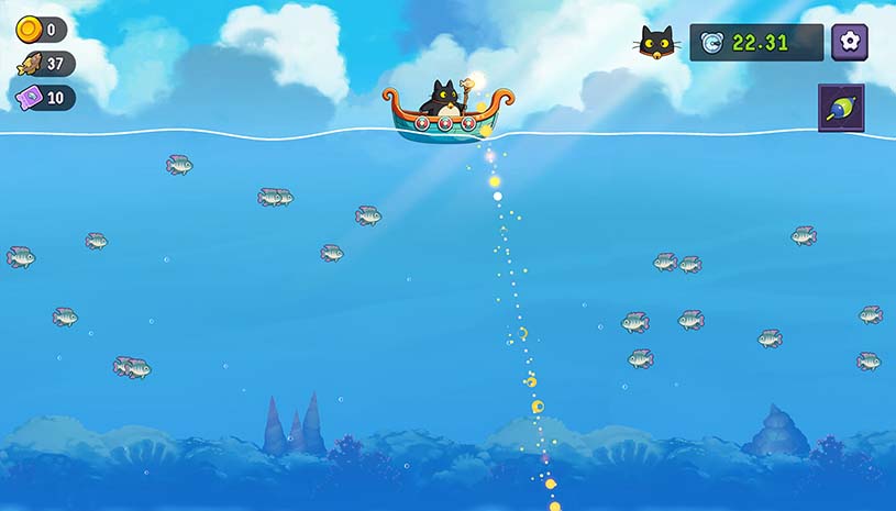 悠哉捕鱼 / Fish to Cats: Catch & Feed 游戏截图 bda0db5c9e6592f030e0a0b595e180f2