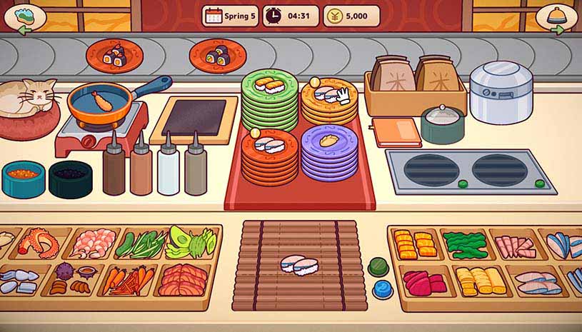 美味回转寿司店模拟器 / Ugoku Sushi Bar 游戏截图 6a912e408e94de79813513070c80cb26