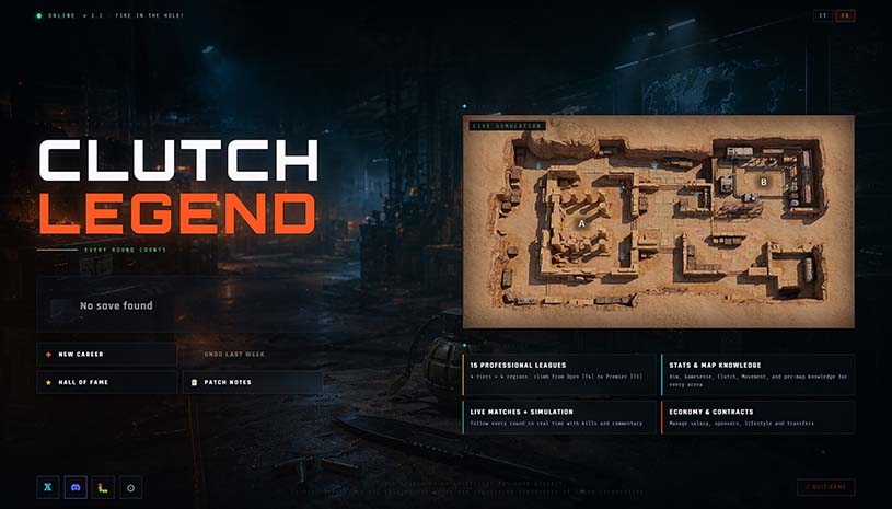 绝杀传奇:FPS生涯模拟器 / Clutch Legend: FPS Career Simulator 游戏截图 83e917b50fbeddec79a99ffcfc9df0a1