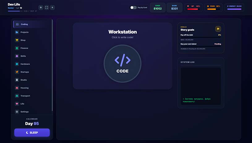 程序员人生:点击编码 / Dev Life: Tap & Code 游戏截图 b1c6a70562833a3245f3f413d3775540