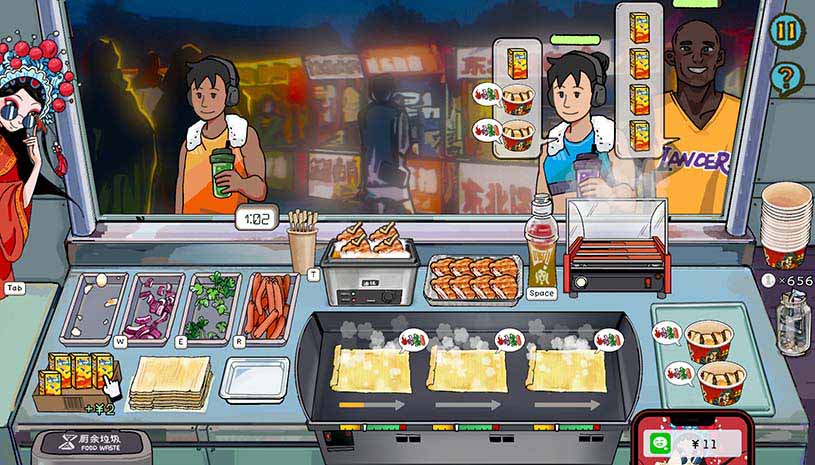 国潮烤冷面传奇 / Chinese Street Food Legend 游戏截图 3d48d6d1895230849a31cef1159b254c