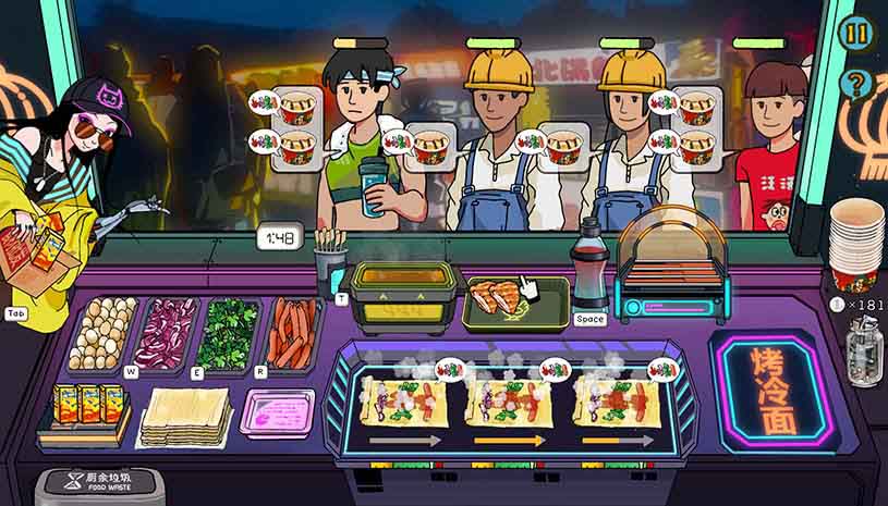 国潮烤冷面传奇 / Chinese Street Food Legend 游戏截图 01c9192e0d525eb95bb6821804f28cf0