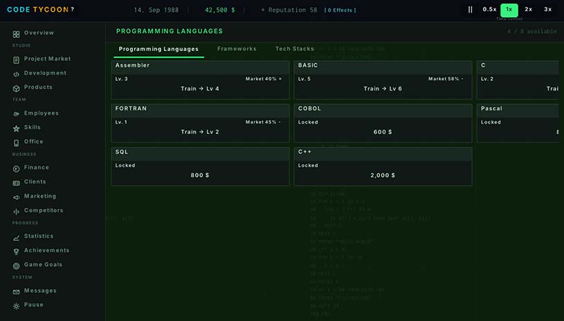 代码大亨 / Code Tycoon 游戏截图 581919f252910a17f1ea9d57e00c2be3
