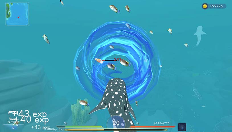 深蓝:吞噬进化 / Deep Blue: Devour and Evolve 游戏截图 15fd864e825b2de47fd43eec2decfd52