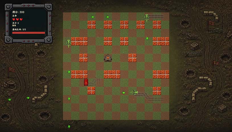 红色坦克vs蜥蜴 / Red Tanks vs Lizard 游戏截图 5a70788a543cb3ca90c3801a53df024f