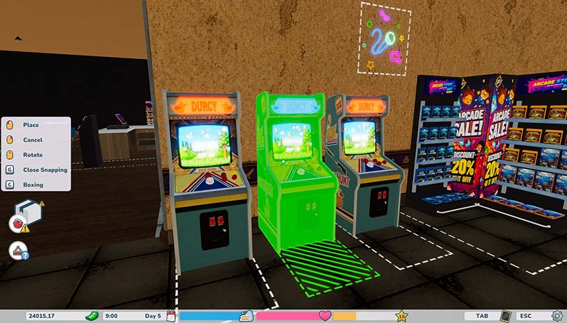 复古街机厅 / Retro Arcade Shop Simulator 游戏截图 1d7fa4b4af61fb2f70de7addc874d9b3