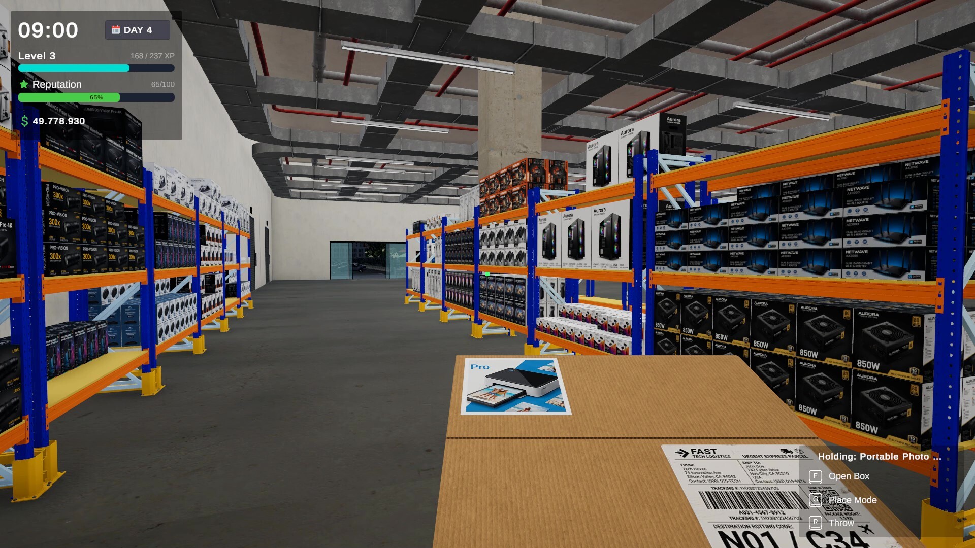 电子仓库模拟器 / Electronics Depot Simulator 游戏截图 86e7126808c390a5120ff150ed8ec97b