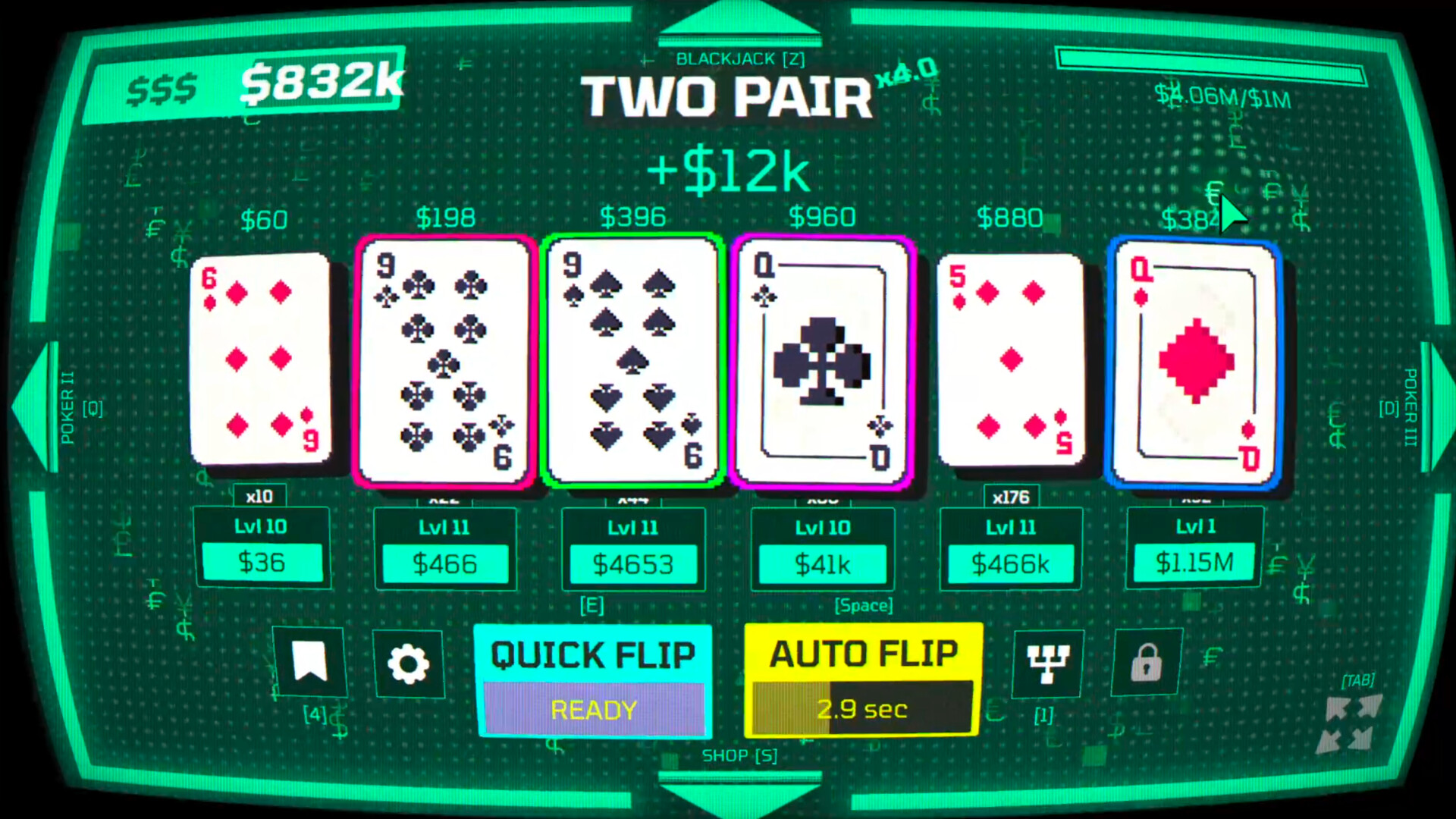 翻牌游戏 / A Game About Flipping Cards 游戏截图 fe264cb6dae84f8333179a688aba2f40