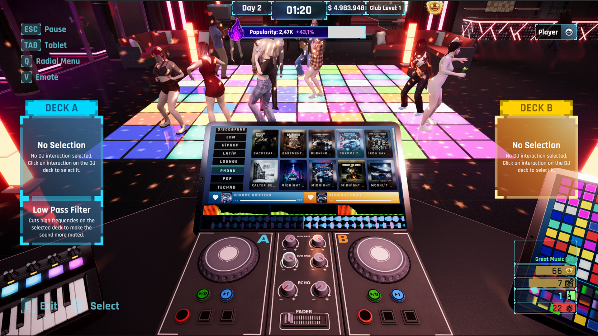 夜店模拟器：派对之王 / Night Club Simulator: Party King 游戏截图 5ea8b51f1be59f416d964dc613a8790c