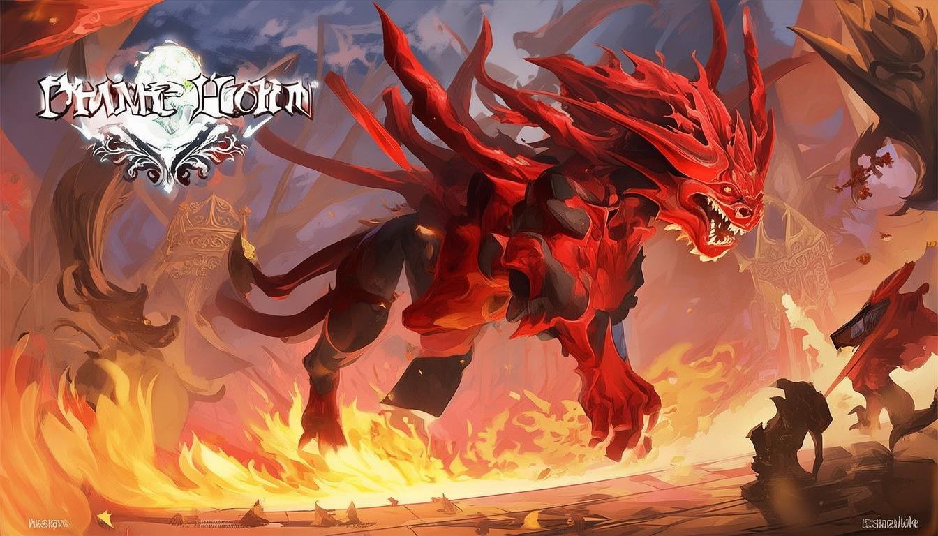 《火焰魔角》宠物礼包9月17日开售:红黑小恶魔携燃烧尾迹限时登场