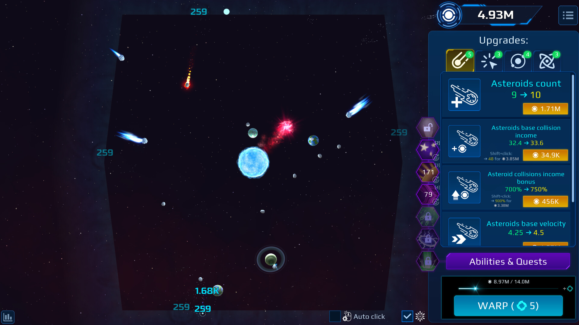 星质增量 / Astromental Incremental 游戏截图 1658b443dde8ce0c116c60c657c56b90