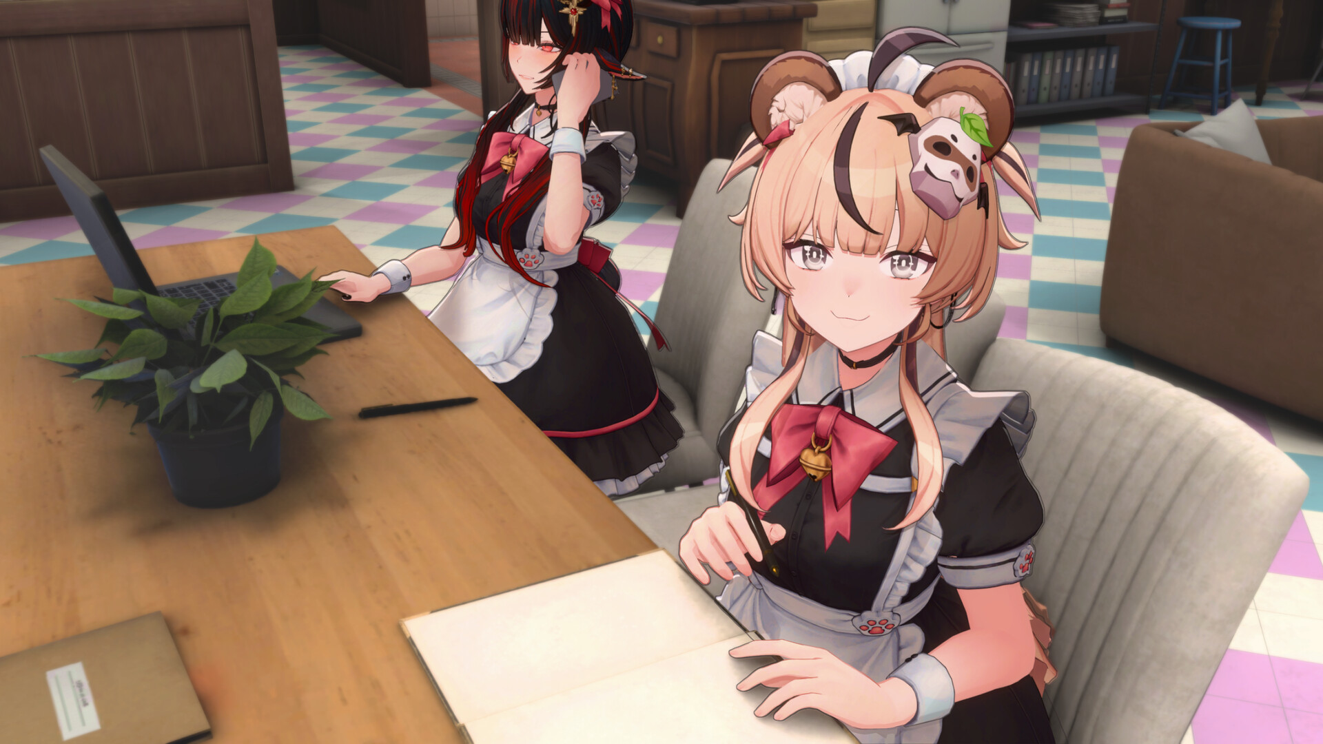 女仆咖啡厅模拟器 / Maid Cafe Simulator 游戏截图 6183a4f72cbbf82ec96f1ffd2b95c37c