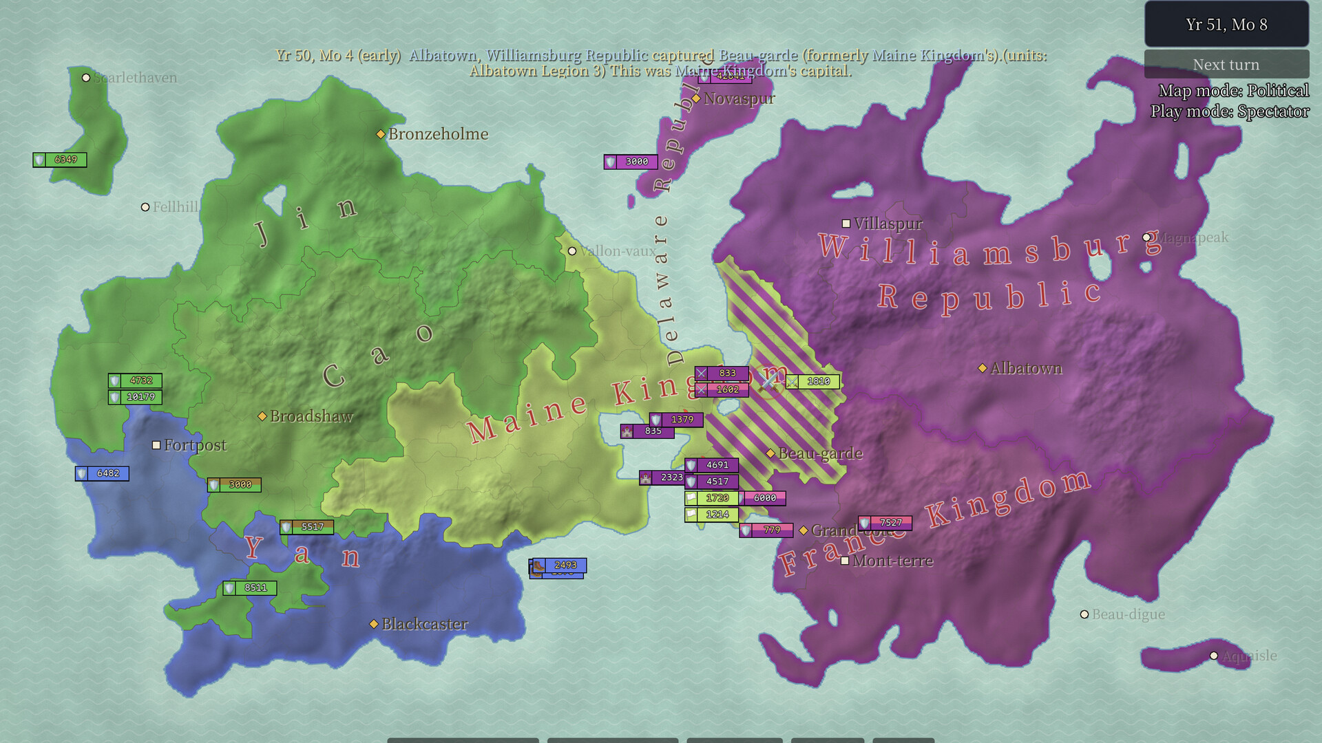 地图上发生的事：列国模拟器 / Things That Happen on the Map - Realm Simulator 游戏截图 f4e061851b05997c678f0068743399e3