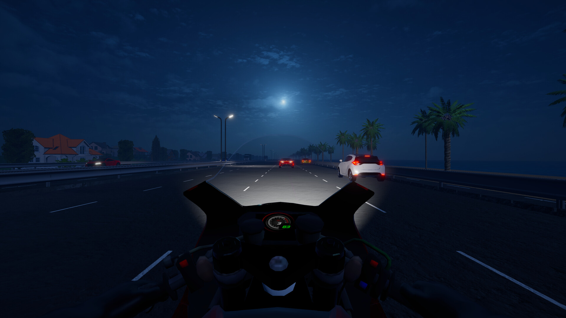 摩托车夜行 / Motorcycle Night Ride 游戏截图 6ffb1e896f630ecf0049d10207d5df64