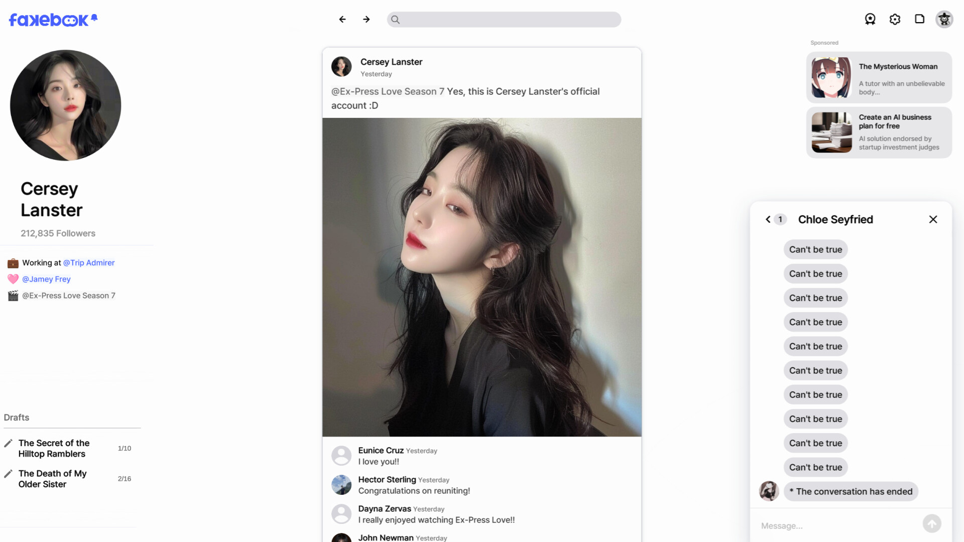 假书 / FAKEBOOK 游戏截图 f74771e1a772585d0e4c852f317504db
