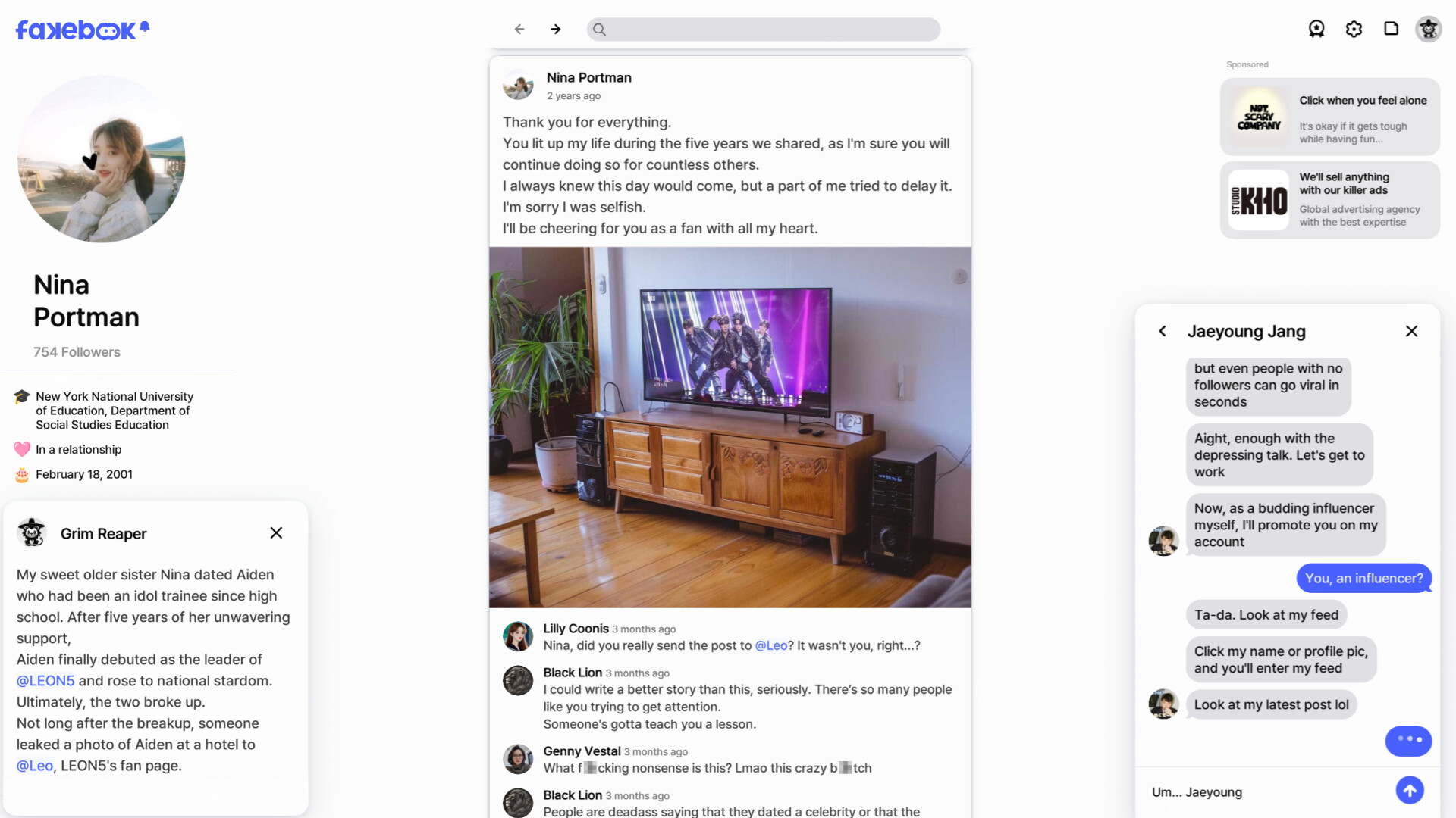 假书 / FAKEBOOK 游戏截图 91342ed39940644e79e80c86c2367465