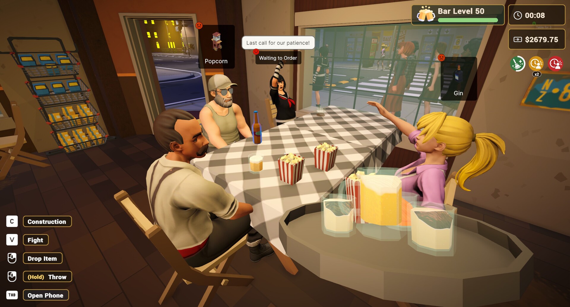 酒吧大乱斗：合作经营模拟器 / Barfender: CO-OP Bar Simulator 游戏截图 21e6f15e386576cdea8374b6a65959c0