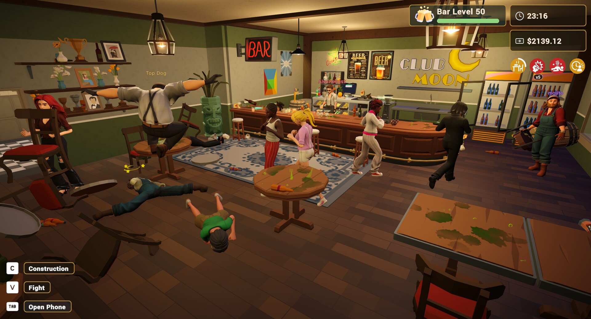 酒吧大乱斗：合作经营模拟器 / Barfender: CO-OP Bar Simulator 游戏截图 a56d3344586a288cd12e93a3d766388c