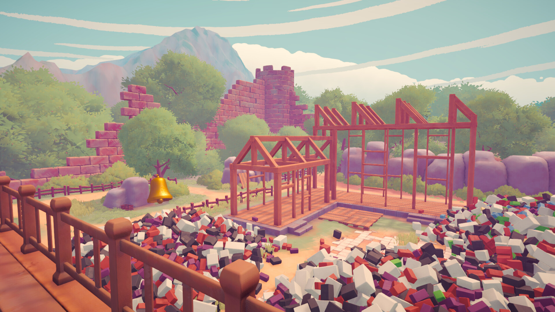 一砖一瓦：重建小镇 / Brick by Brick: Tidy Up the Small Town! 游戏截图 cf9158a49585cbf9e16e4240e9bb9158