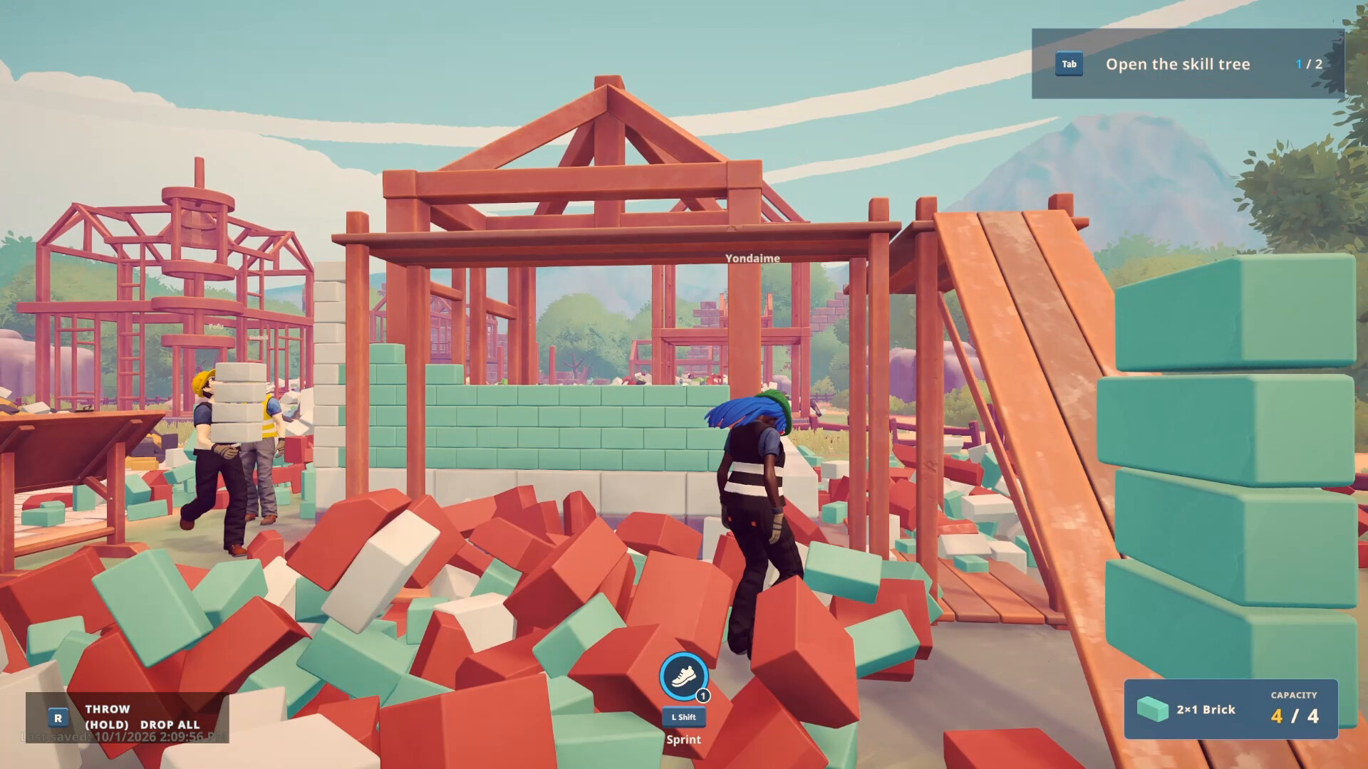 一砖一瓦：重建小镇 / Brick by Brick: Tidy Up the Small Town! 游戏截图 9b435f7dbb57acf450faeb1e996faa47