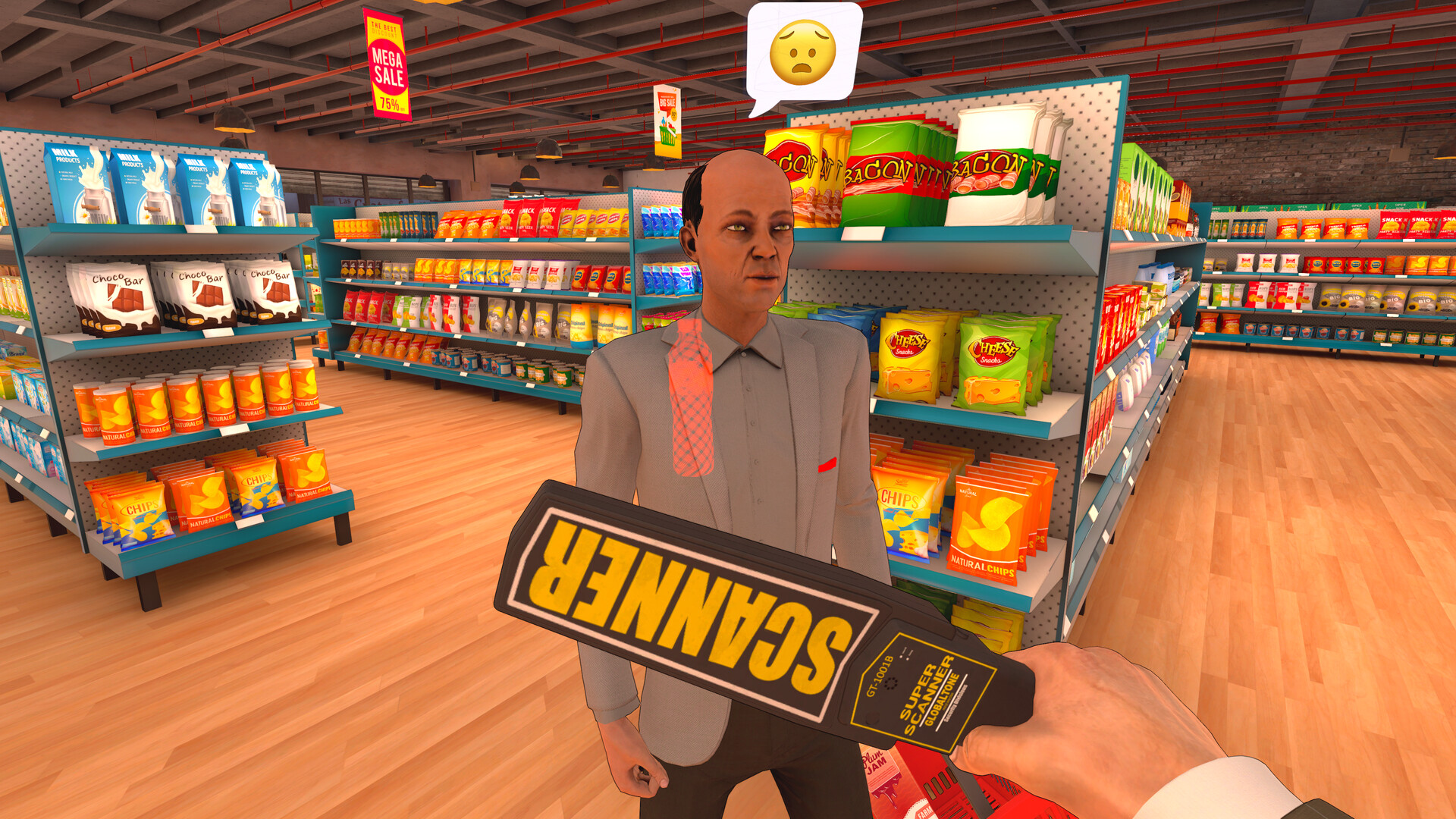 超市保安模拟器 / Supermarket Guard Simulator 游戏截图 85f294311eb1f214febeed295f63608a