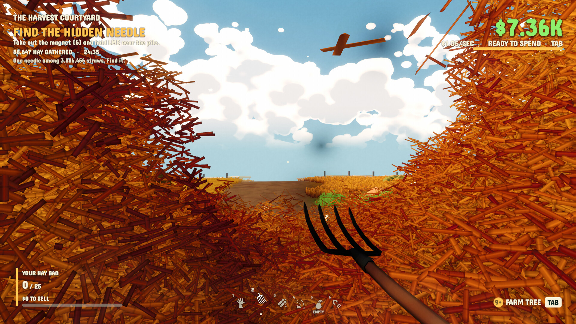 大海捞针模拟器 / A Game About Needle In A Haystack 游戏截图 a06bc5c9ea1e3de7c4a59cfa0e0d2123