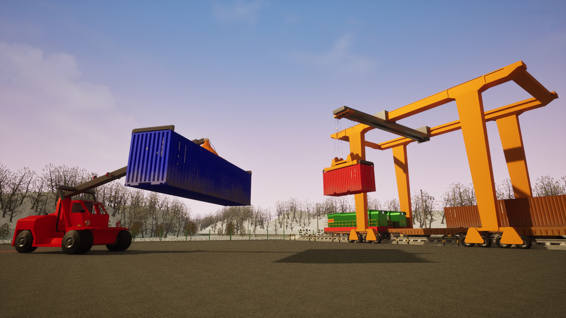 集装箱码头模拟器 / Container Terminal Simulator 游戏截图 6b5b7743a6f3b27b6ab308ce63b5d7ea