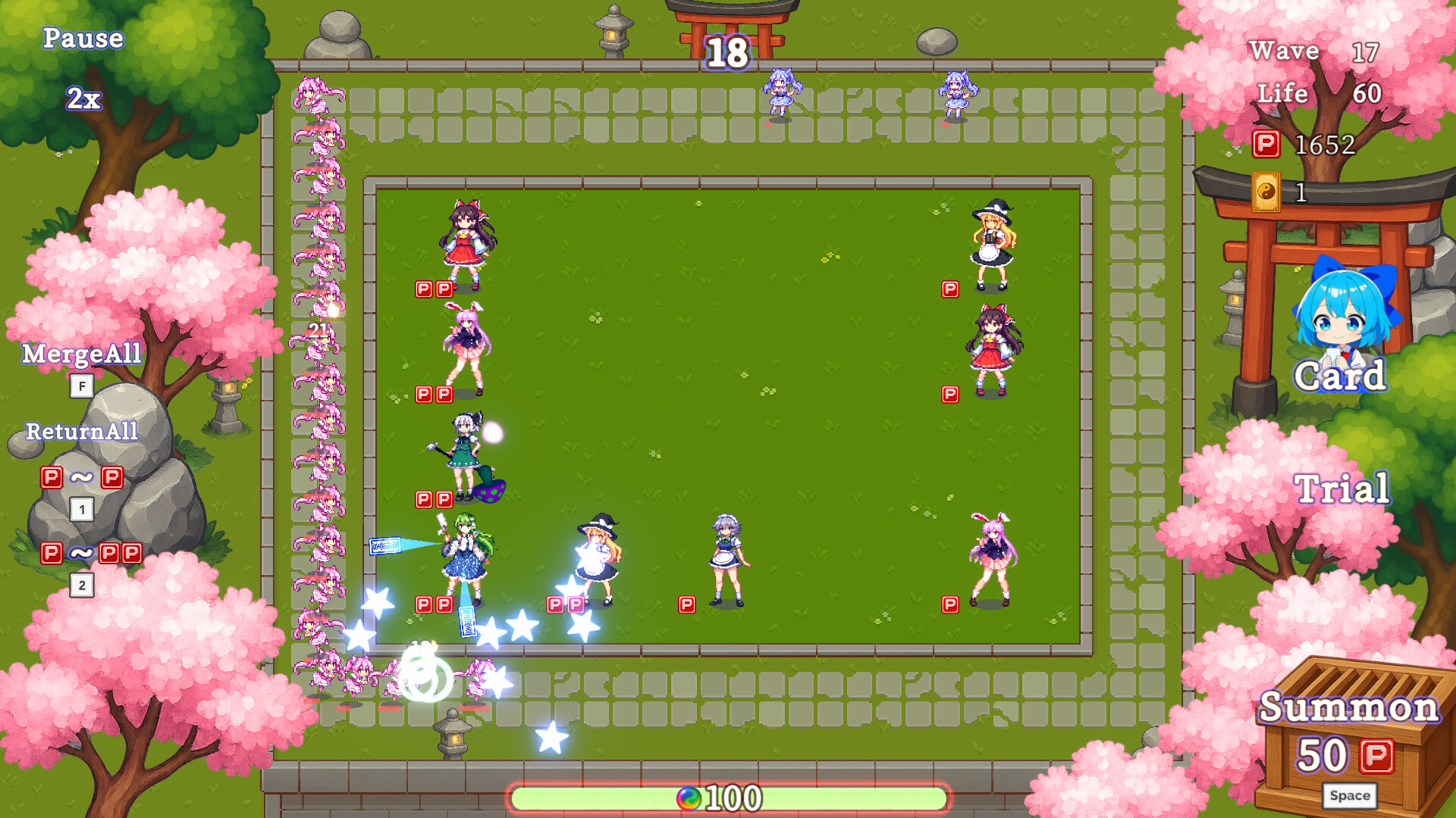 东方随机塔防 / Touhou Random Tower Defense 游戏截图 601c45e1f7480ed3eb7a22919ab96a23