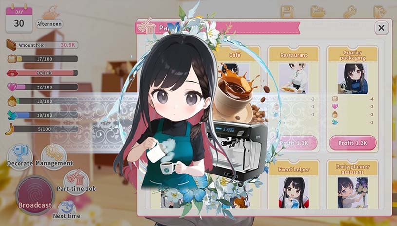 直播开始！VTuber出道指南 / Streaming ON! VTuber Training v1.09 游戏截图 50351a0c3f6a3b00fa2d3f34437f3092