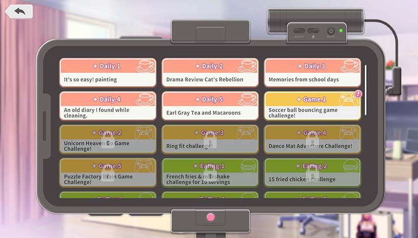 直播开始！VTuber出道指南 / Streaming ON! VTuber Training v1.09 游戏截图 9d99d1bffcba900944c2a1d1cd56b094